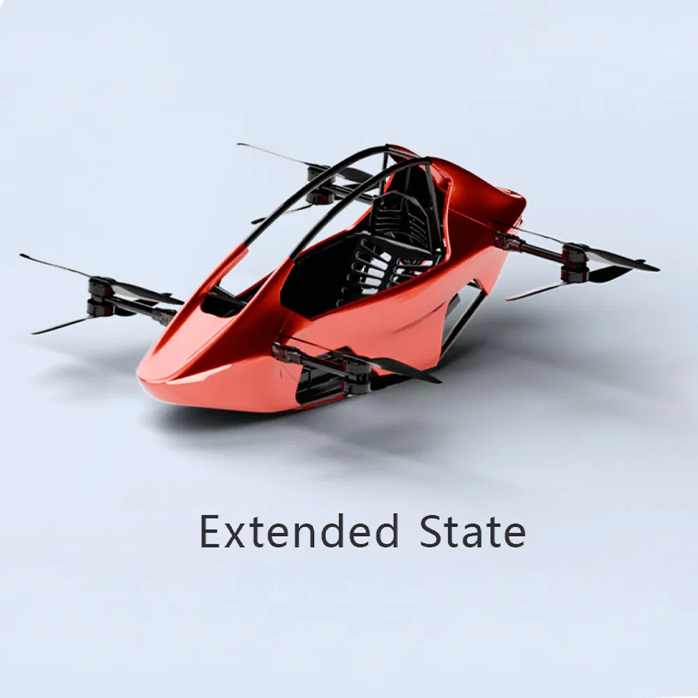 Vehículo volador eVTOL ultra ligero aeronave eléctrica Flycar para movilidad aérea urbana