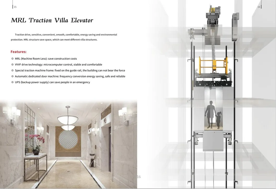 Elevador pequeño para hogar, plataforma para uso en villa, accesible para personas con discapacidad y de buena calidad