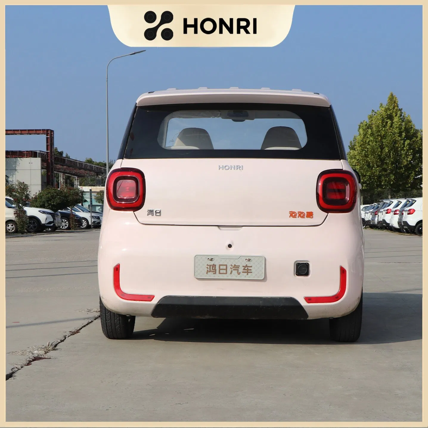 Honri Jf01 Mini Coche Eléctrico Adecuado para el Mercado del Sudeste Asiático Mini Vehículo Eléctrico 5 Puerta 4 Asiento Mini Coche