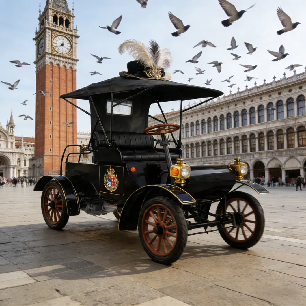Scooter de movilidad eléctrica Royal Retro de alta gama para recepción privada en banquetes para castillos