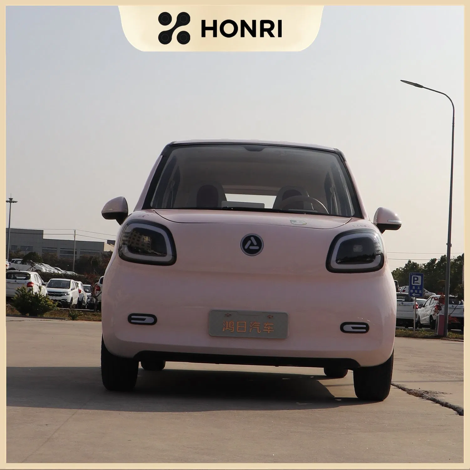 Honri Jf01 Mini Coche Eléctrico Adecuado para el Mercado del Sudeste Asiático Mini Vehículo Eléctrico 5 Puerta 4 Asiento Mini Coche