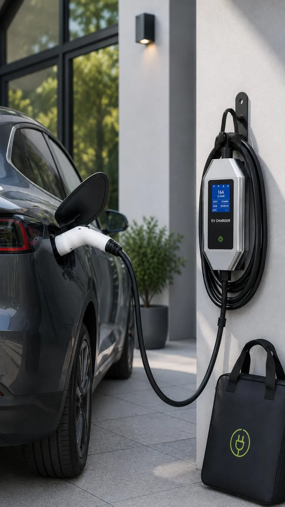 Cargador portátil de corriente ajustable 2 para coches eléctricos de uso diario