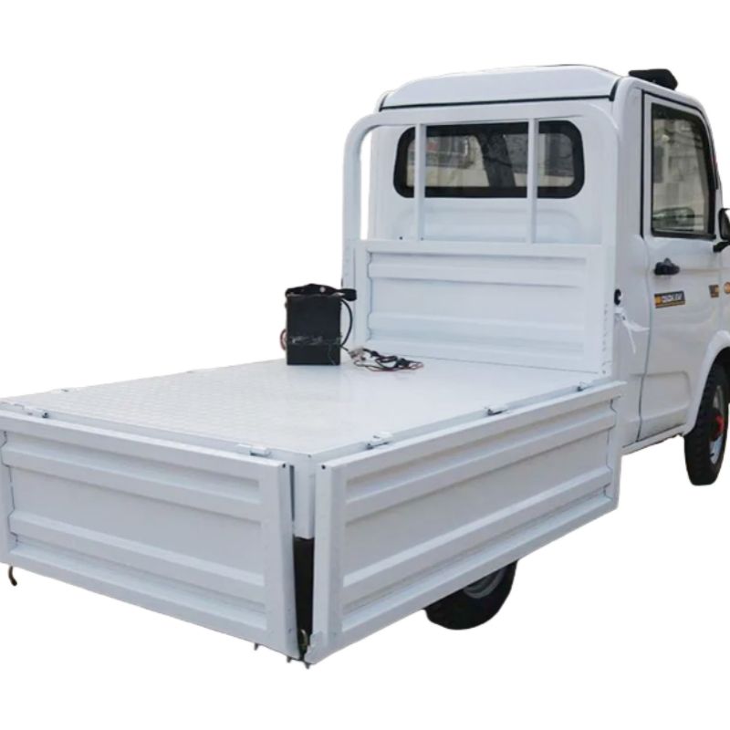 Venta Caliente Alta Calidad Vehículo Eléctrico Mini de Baja Velocidad 4 Ruedas Conducción Camioneta Pequeña Movilidad Doméstica con Cubo Volcador