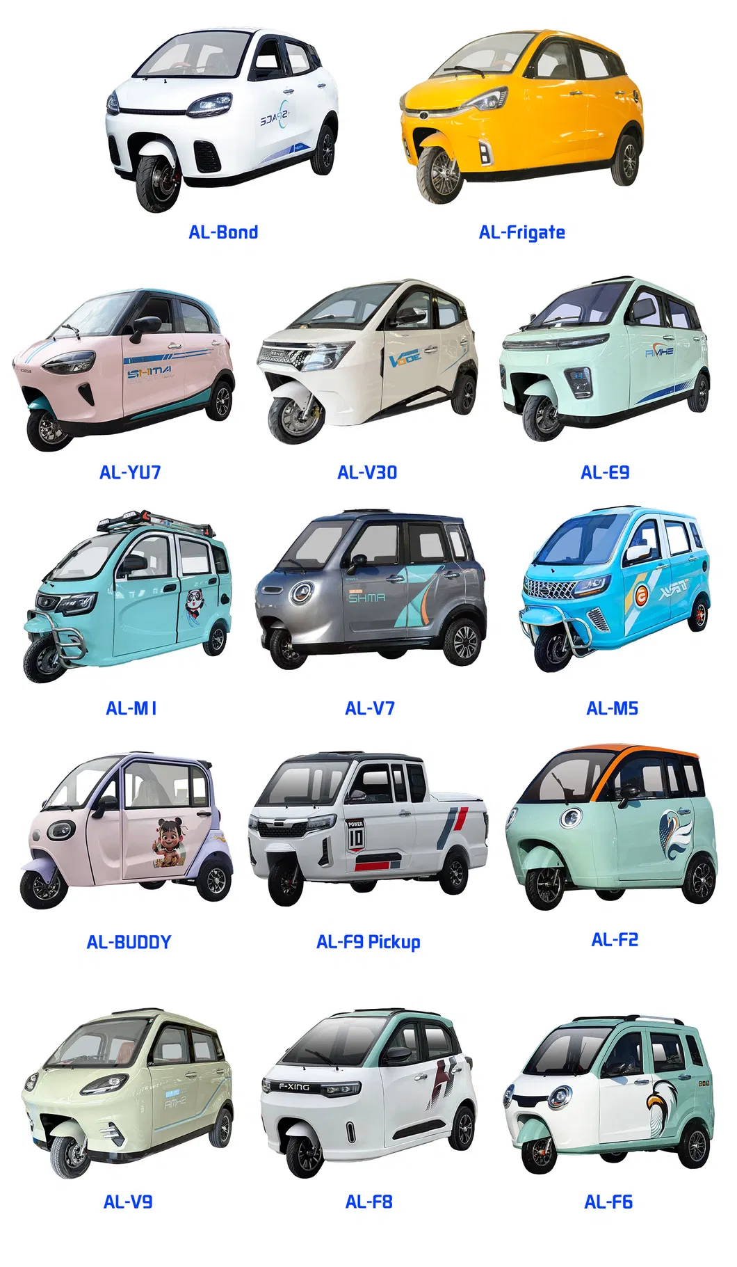 Línea de vehículos eléctricos inteligentes