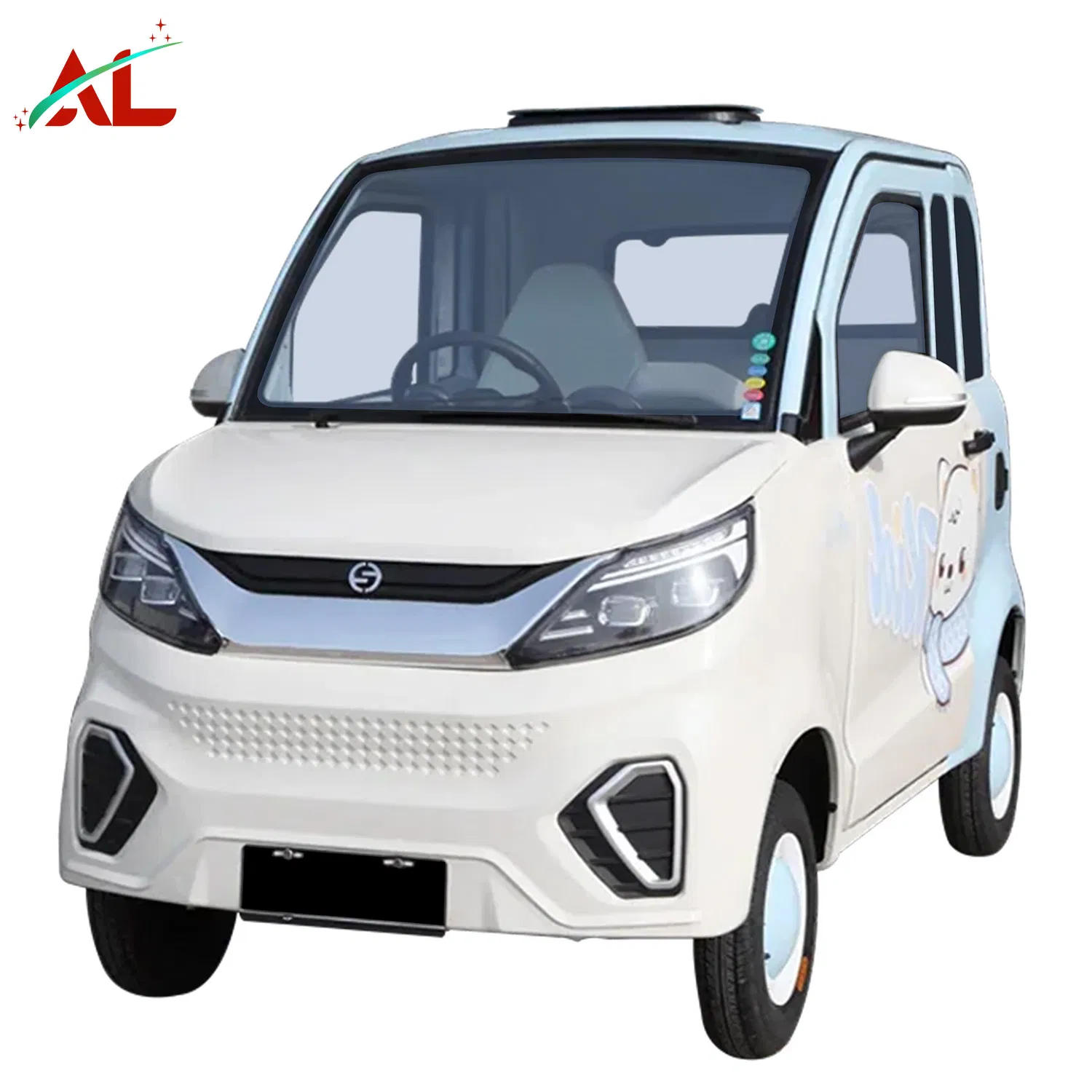 Nuevo Mini Coche Eléctrico con 4 Asiento Taxi Tuktuk para Pasajeros