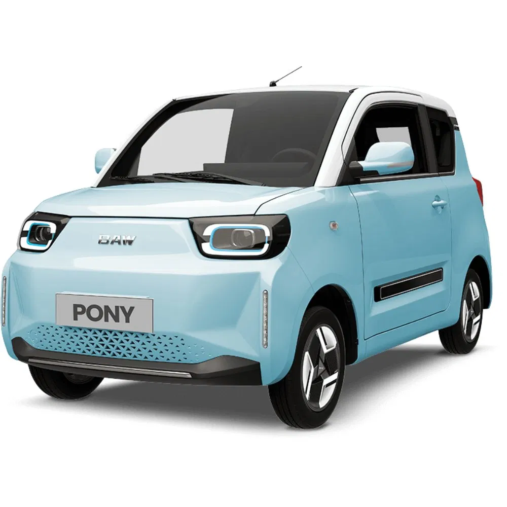 BAW Mini Coche Premium EV-4-Seater Vehículo Eléctrico de Ciudad