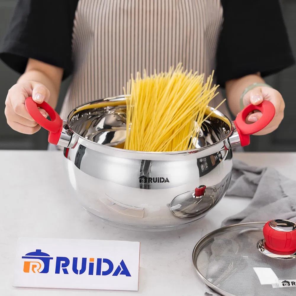 Manufacturer Supplier Induction Safest Stainless Steel Cookware with Apple Shape Cookware