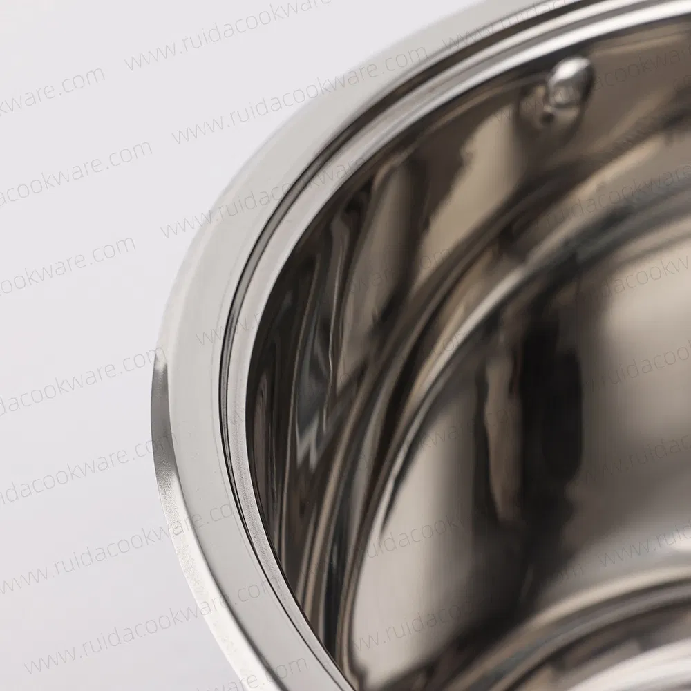 Wholesale Big Capacity 6 PCS Stock Pot Stainless Steel 201