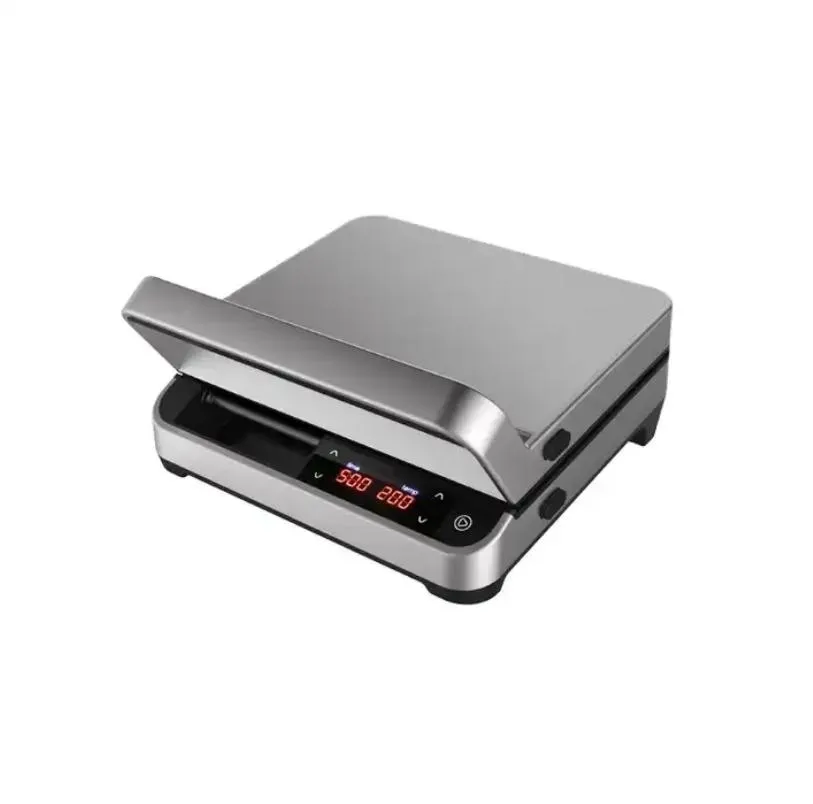 Electric Press Grill Panni Maker 4 Slices 180 Open