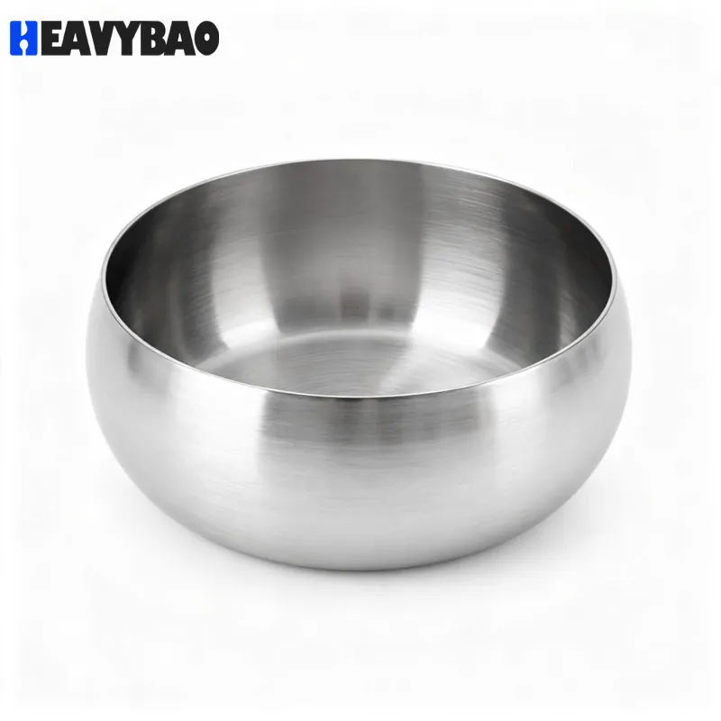 Stainless Steel Bowl Side View