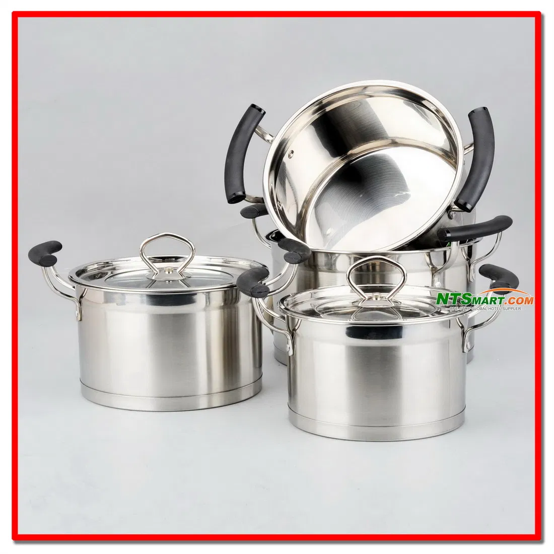 8PCS Stainless Steel Cookware, Non Stick Cookware, Commercial Cookware