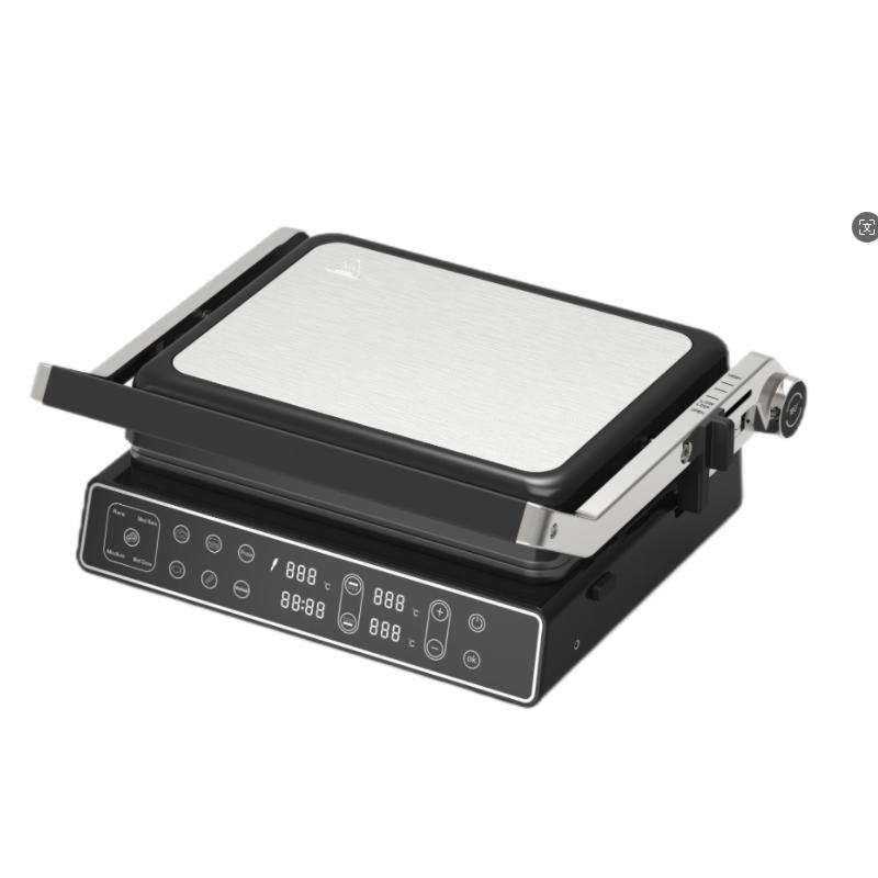 Electric Smart Digital Press Panini Grill 4 Slice Contact Grill