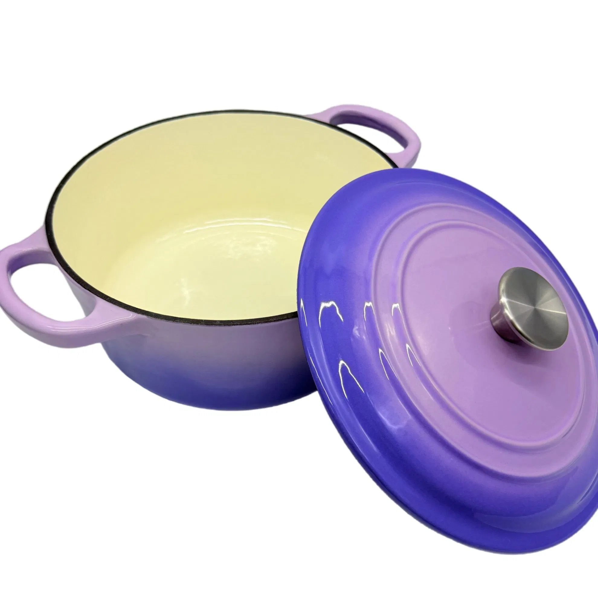 Durable Cast Iron Dutch Oven with Non-Stick Enamel Finish