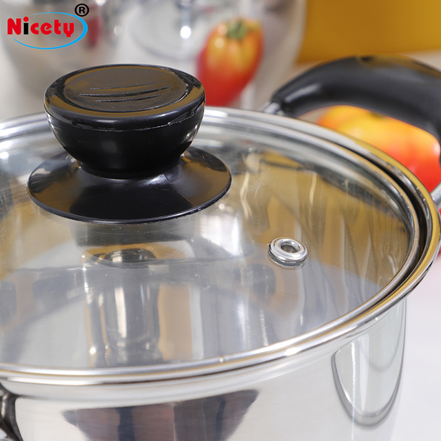 with Lid Dishwasher Safe Cooking Pot for Home Use and Restaurant Material Stainless Steel Pot Soup Pots