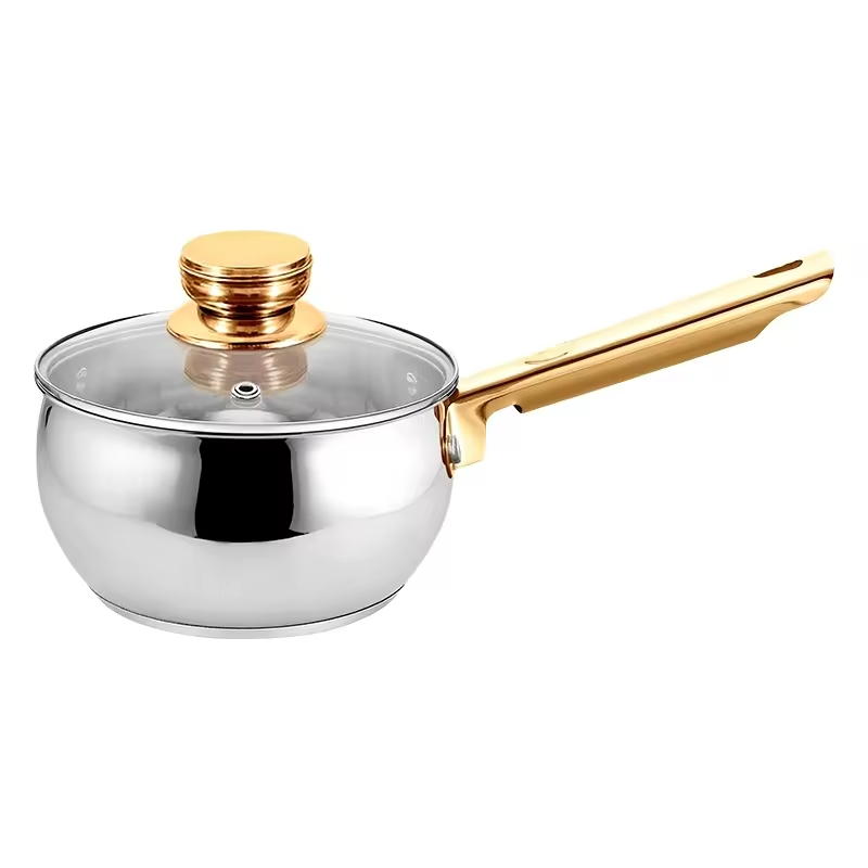 High Quality Stainless Steel Induction Cookware Set Novelty Kitchenware Cooking Pot Panela Ollas Saucepan Casseroles Pans for 304 Stainless Steel Cookware Set