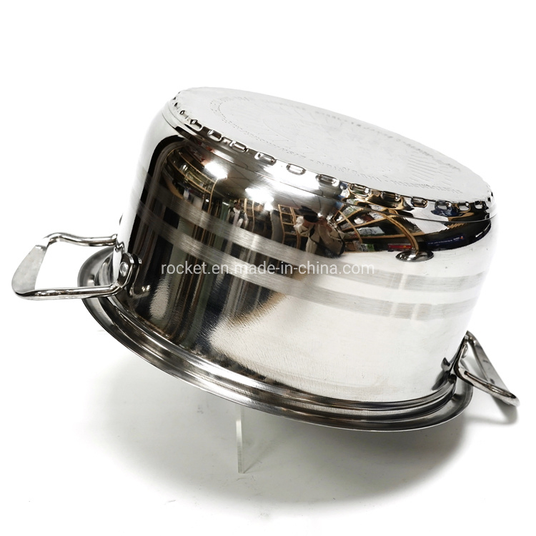 10PCS China Big Quality Heavy Duty Sets Wholesale Pots Stainless Steel Cookware Set
