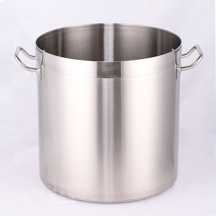 Heavybao Durable Stainless Steel Stock Pot with Straight Body