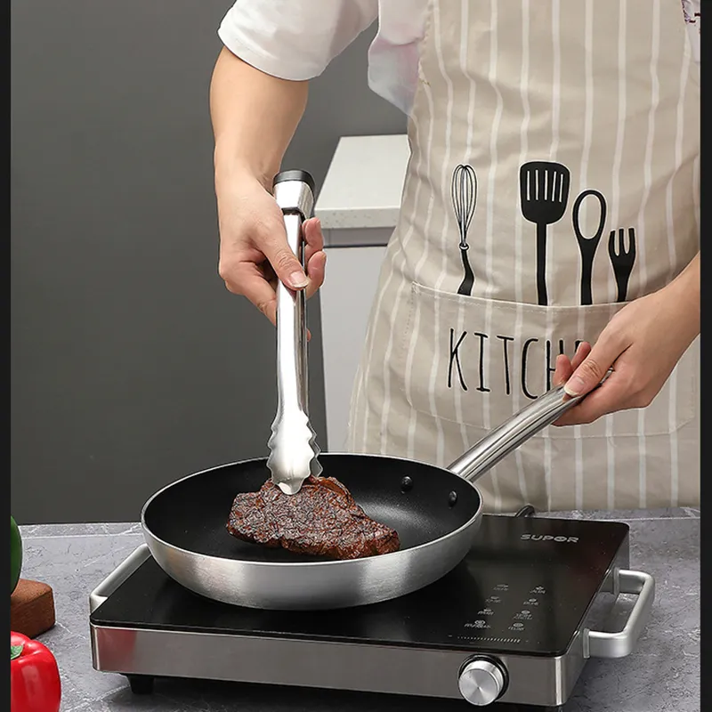 Stainless Steel Frying Pan View 3