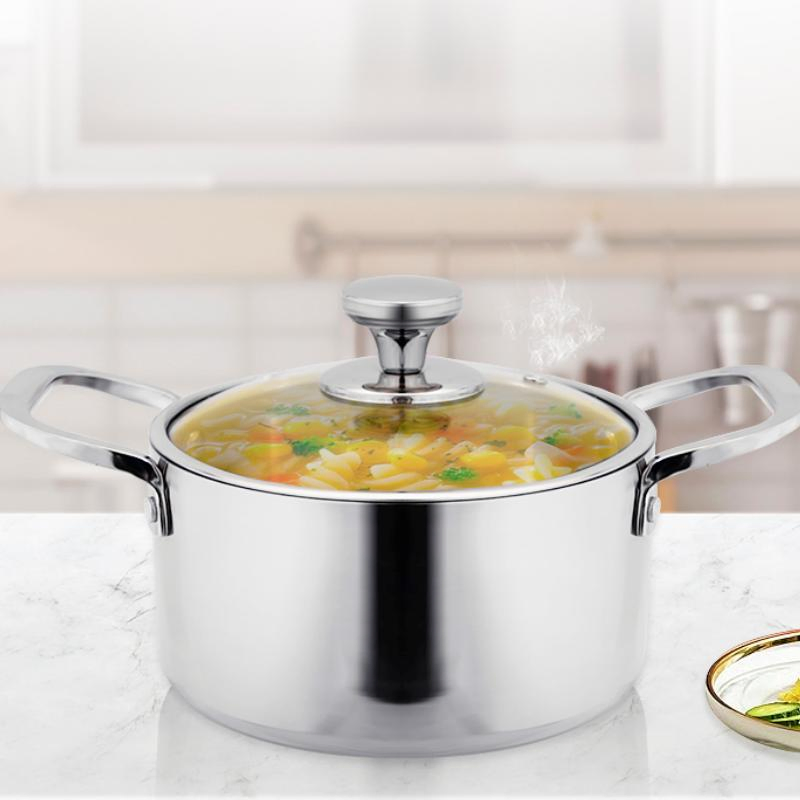 Daosheng Fast Supply Speed Dishwasher Safe Cooking Simmering Soup Stew 18/10 Stainless Steel Stockpot