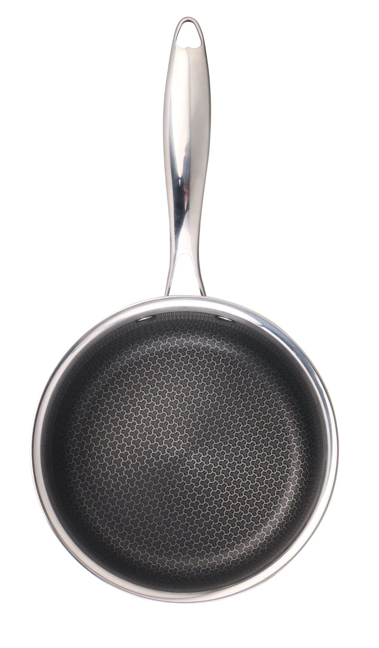 Easy Clean 3PCS Tri-Ply Stainless Steel Non-Stick Frying Pan Set Without Lid