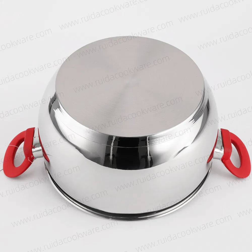 Hot Seller Induction Soft Touch Safest Stainless Steel Apple Shape Cookware