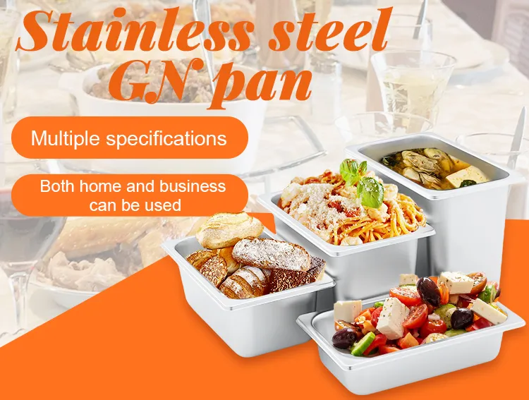 Commercial Stainless Steel Pan