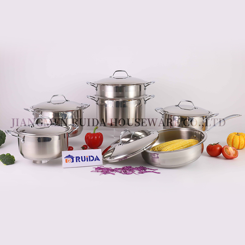 Wholesale Induction Soup Stock Pot Kitchen Utensils Stainless Steel Stockpot