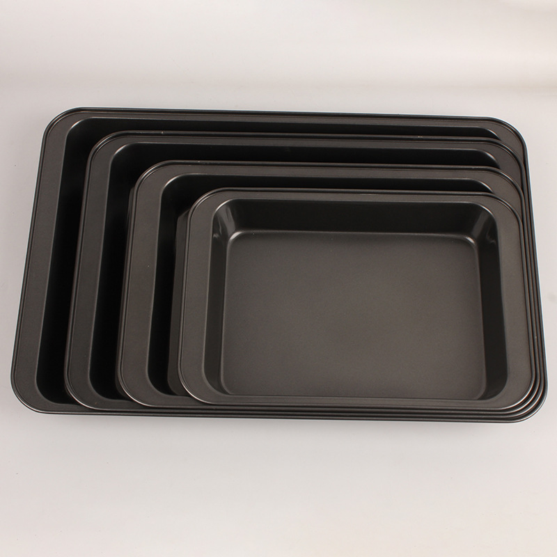 Hot Selling Non-Stick Rectangular Cake Pan 0.4mm Carbon Steel Bread Baking Pan