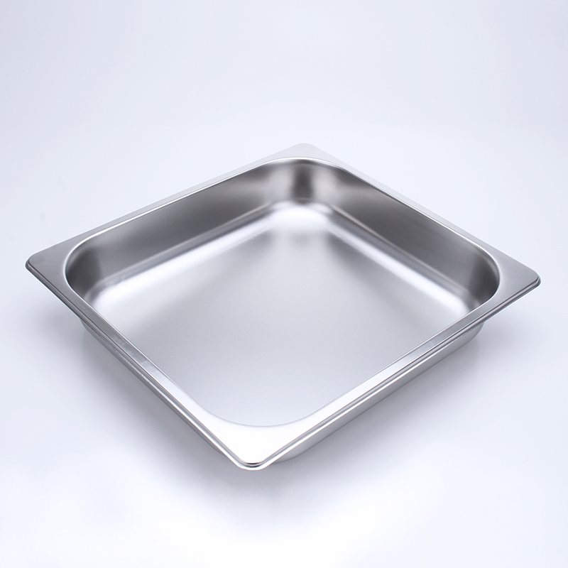 Heavy-Duty Stainless Steel Gn Pan Food Container with Lid for Catering