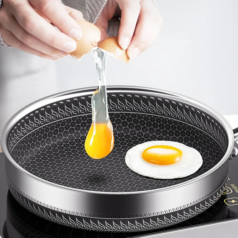 Stainless Steel Frying Pan 7