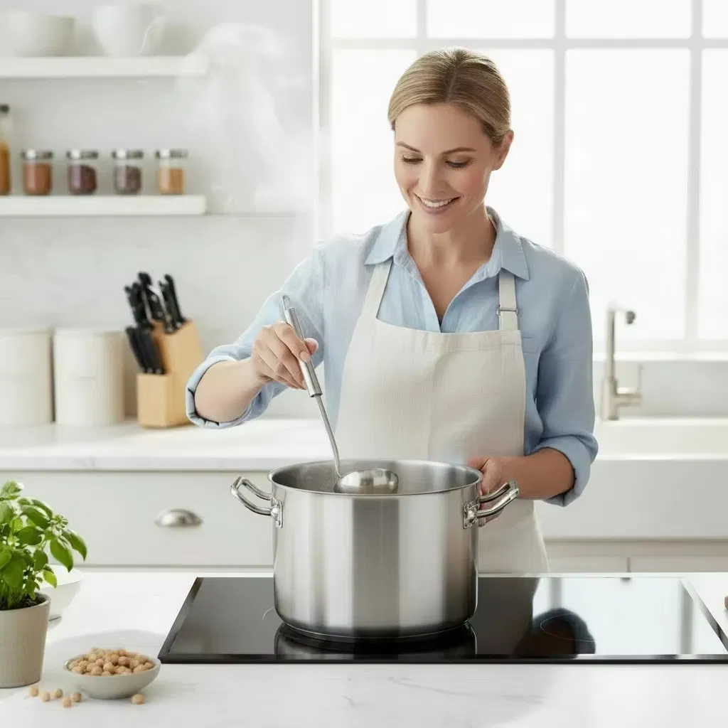 Stainless Steel Stock Pot View 5