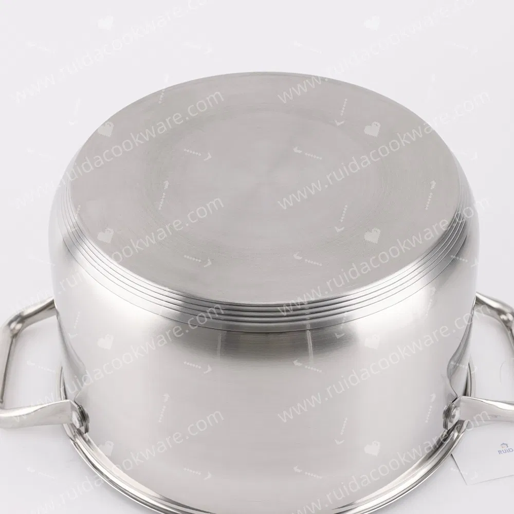 Manufacturer 12PCS Stainless Steel Cookware Set Frypan with Glass Lid Cookware