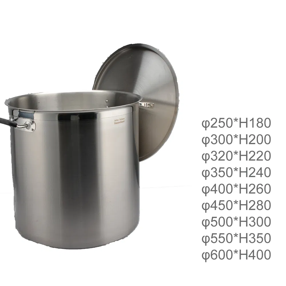 OEM Manufacturer Stock Pot Commercial Kitchen Cookware