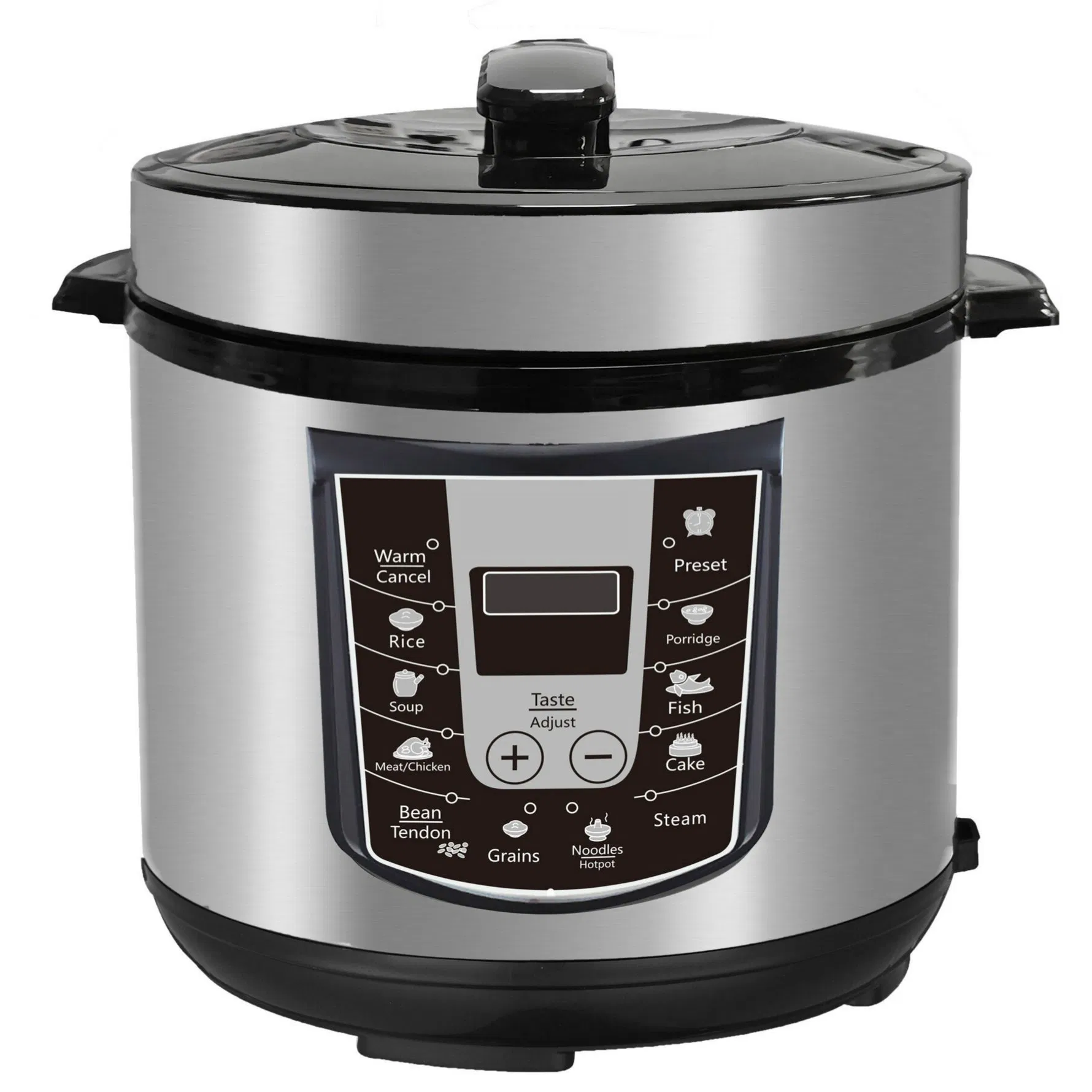 Electric Pressure Cooker for Home Cooking with Multiple Safety Modes and Compact Size Design