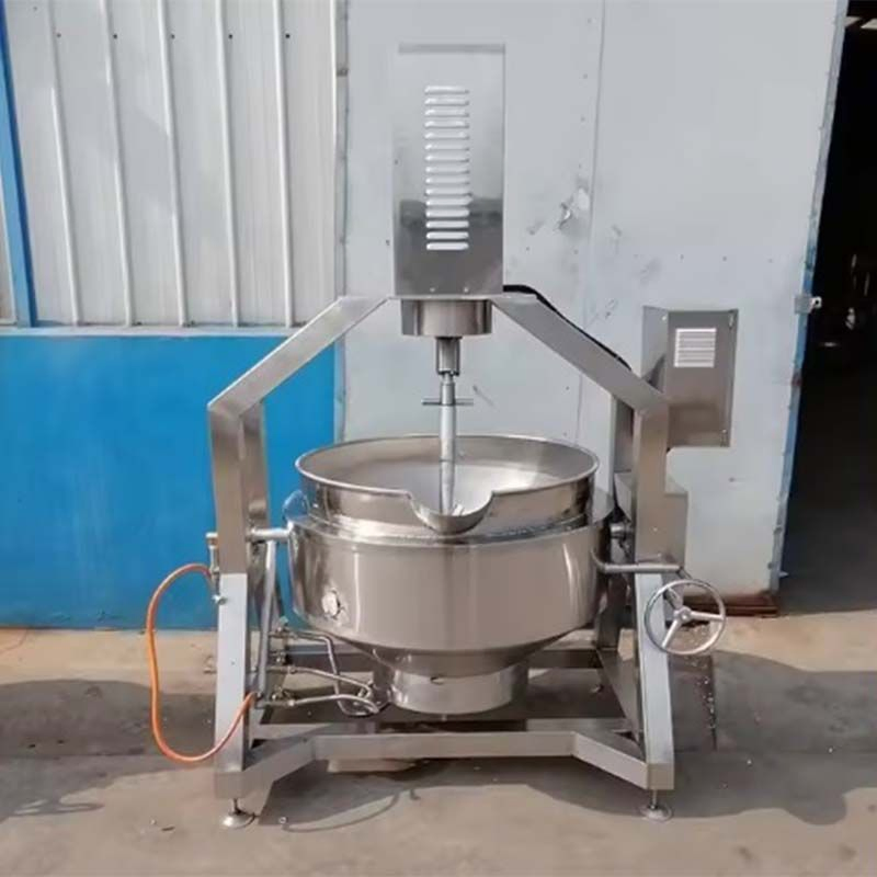 304 Stainless Steel Semi-Automatic Electric Tilting Planetary Wok/Cooking Stir-Fry Pan/Sauce Maker/Semi-Automatic Discharge Wok