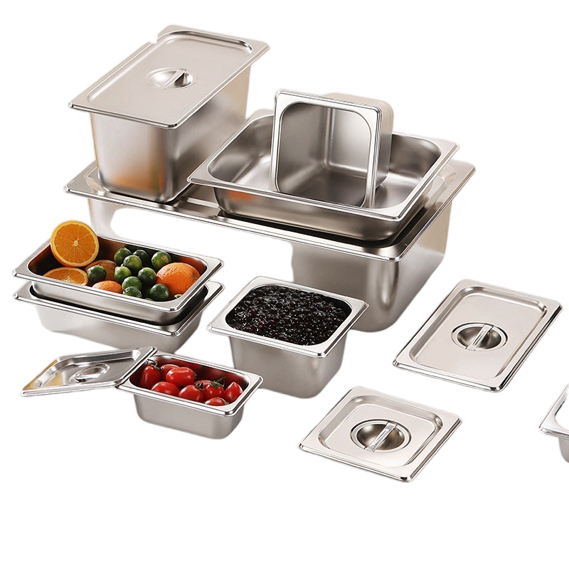 Versatile Food Container Stainless Steel Gn Pan for Food Storage Solutions