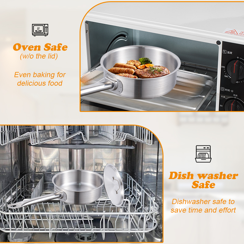 Daosheng Kitchen Household 304 Stainless Steel Cream Chocolate Sauce Mini Milk Pan Hot Oil Small Pot