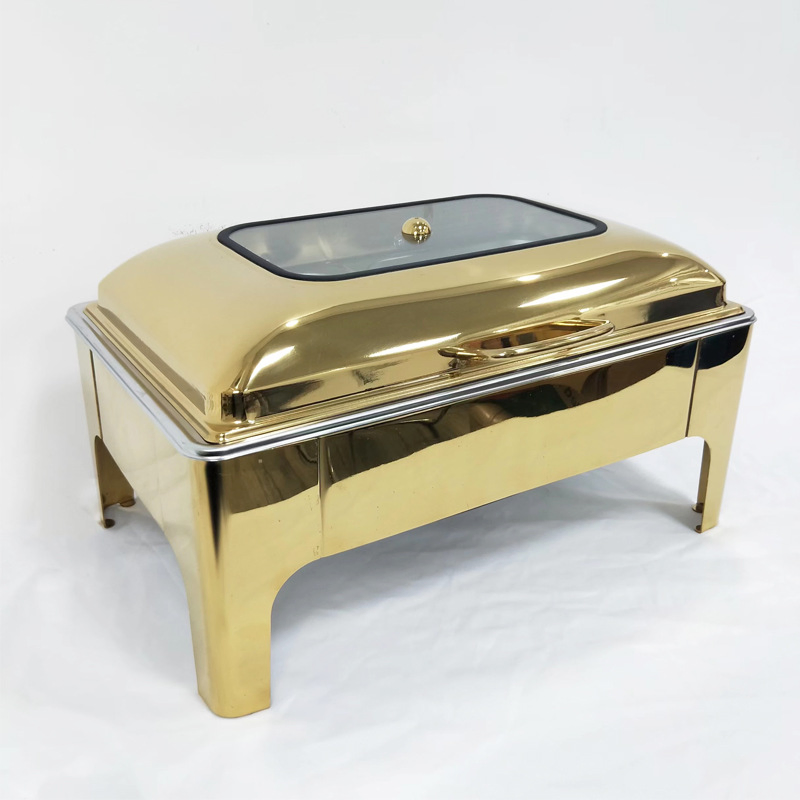 Durable and Elegant Lightweight Stainless Steel Chafing Dish for Catering Services