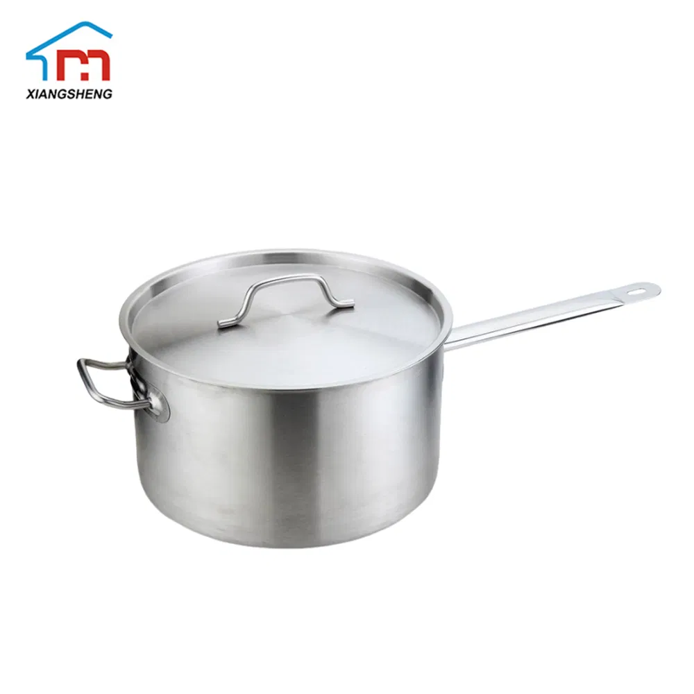 Xiangsheng Stainless Steel Sauce Pan with Single Handle Sauca Pot