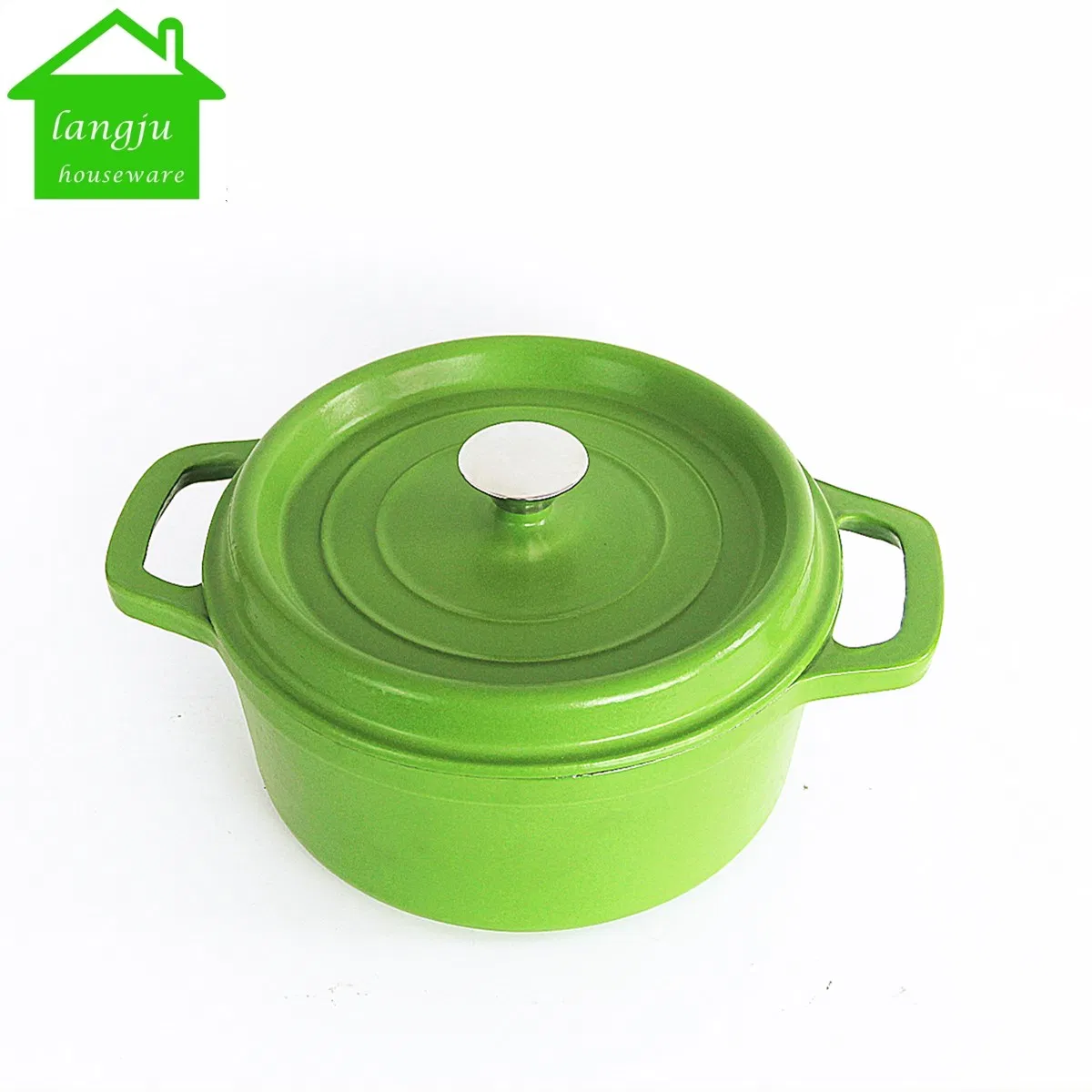 Green Color Cast Iron Dutch Oven