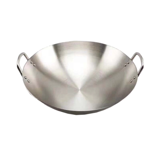 Kitchenware Stainless Steel Wok Pan China Made Factory Wok