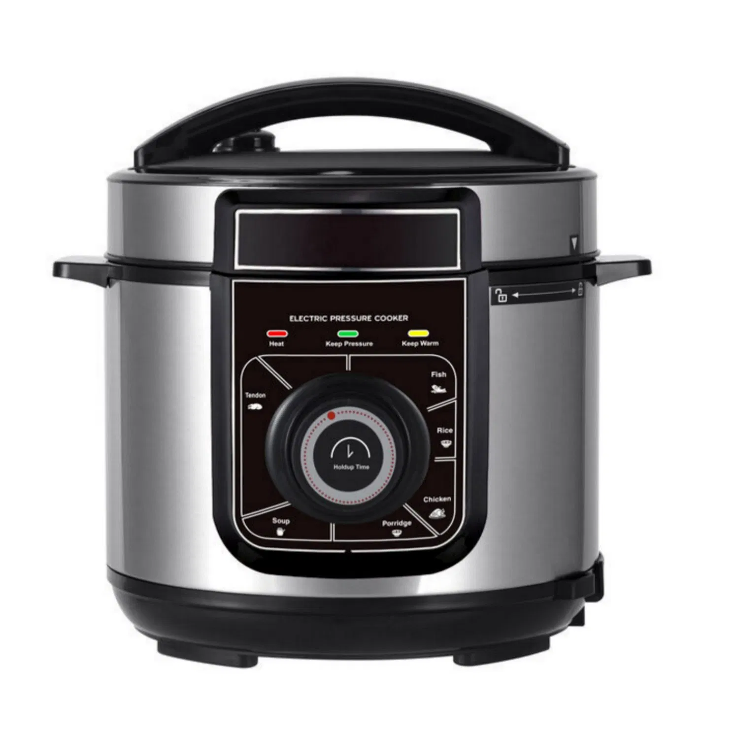 Multi-Layer Safety System Electric Pressure Cooker with Pressure Control and Temperature Monitoring Features
