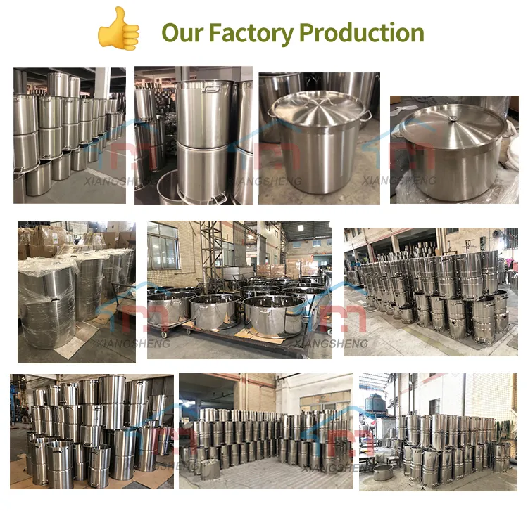 Stainless Steel Stock Pot with Anti-Overflow Lid and Tap