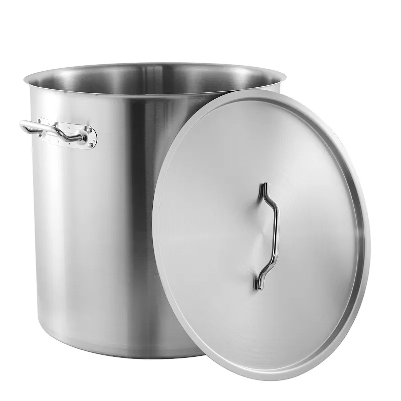 Stainless Steel Stock Pot Display