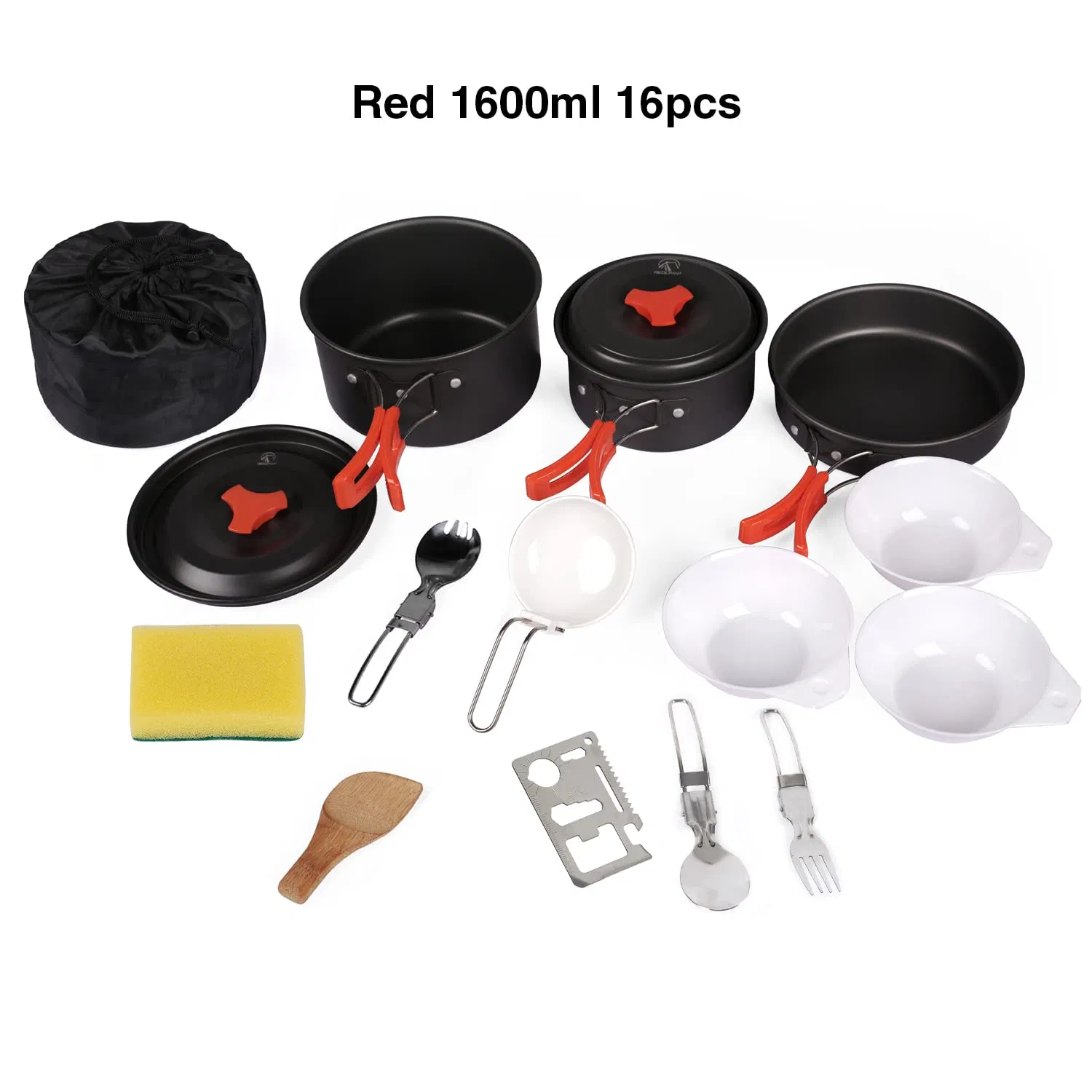 Wholesale Price Mess Kit Backpacking Lightweight Compact Hiking Picnic Camping Cookware Set