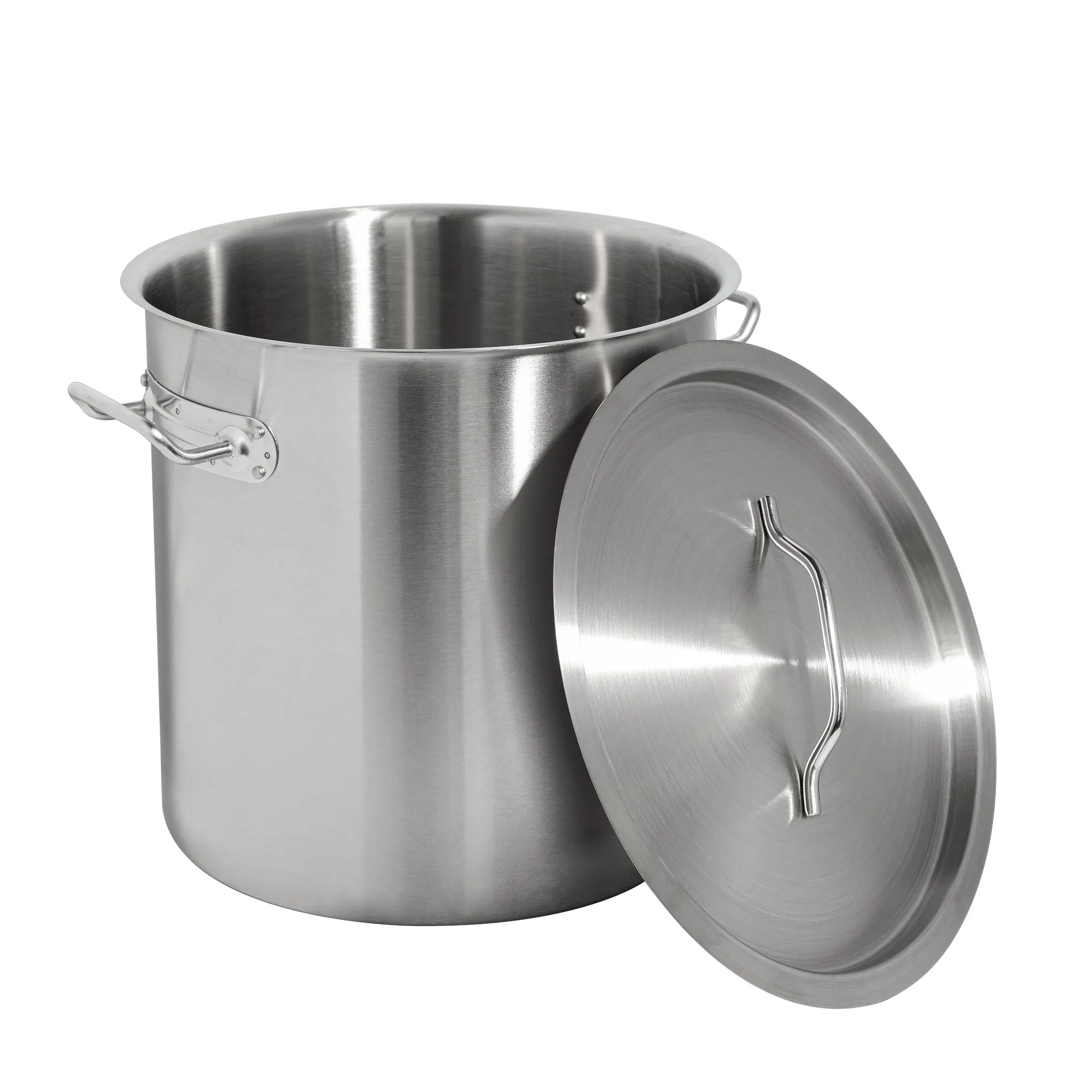 50 Qt Comercial Kitchen 40 Cm Stainless Steel Cooking Stock Pot