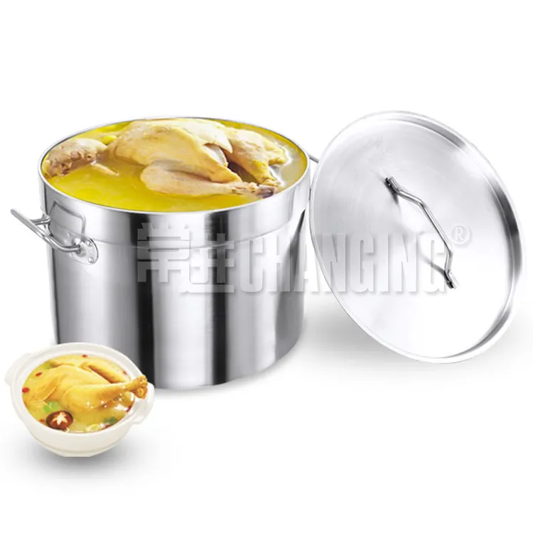 Cooking Container Stainless Steel Heavy Duty Cookware Set Stockpot