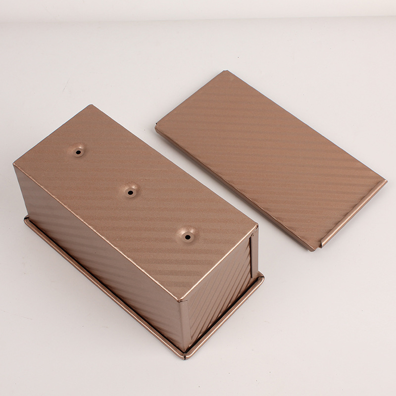 1lb &amp; 1/2 Lb Dough Capacity Bread Loaf Pans Non-Stick Coating Carbon Steel Bread Mold