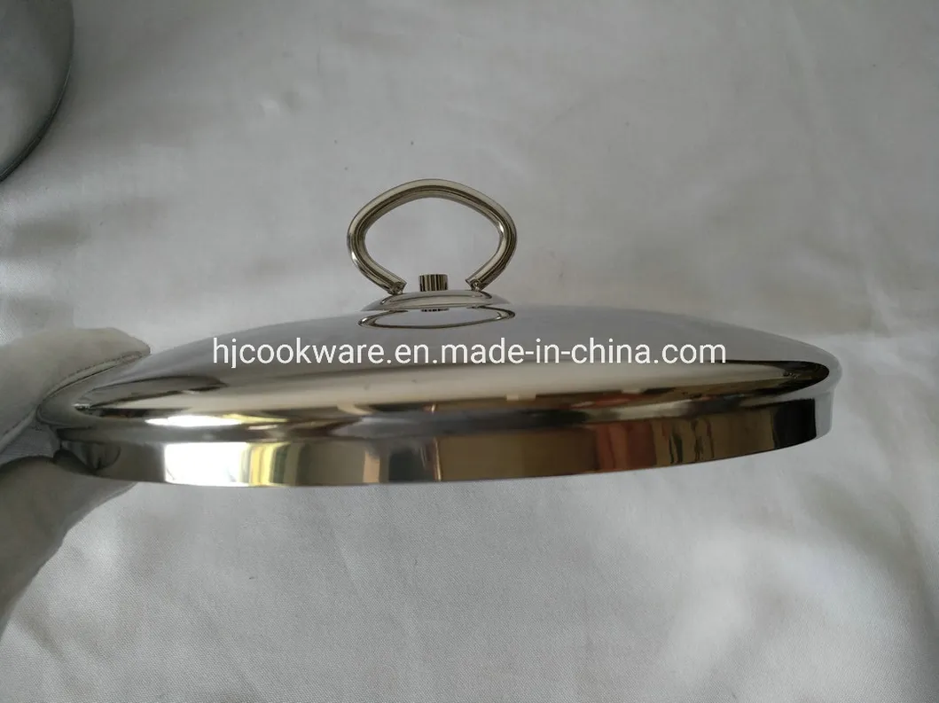 Stainless Steel Stock Pot Lid Detail