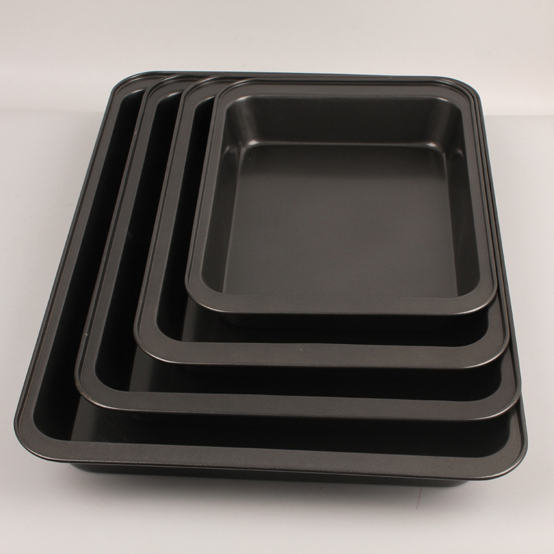 Hot Selling Non-Stick Rectangular Cake Pan 0.4mm Carbon Steel Bread Baking Pan